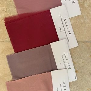 10 Azazie Color Swatches